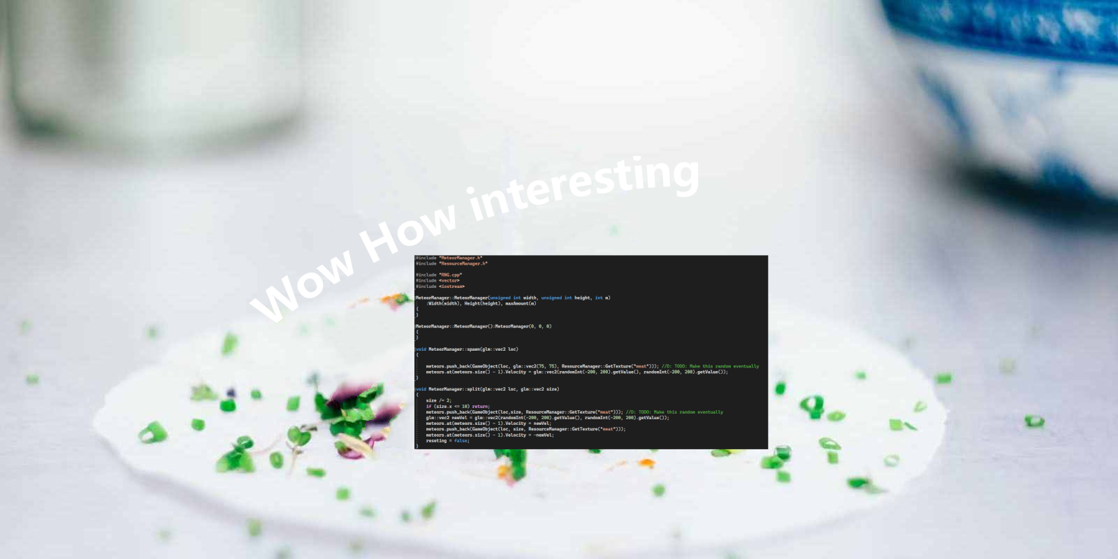 Interesting Header Image